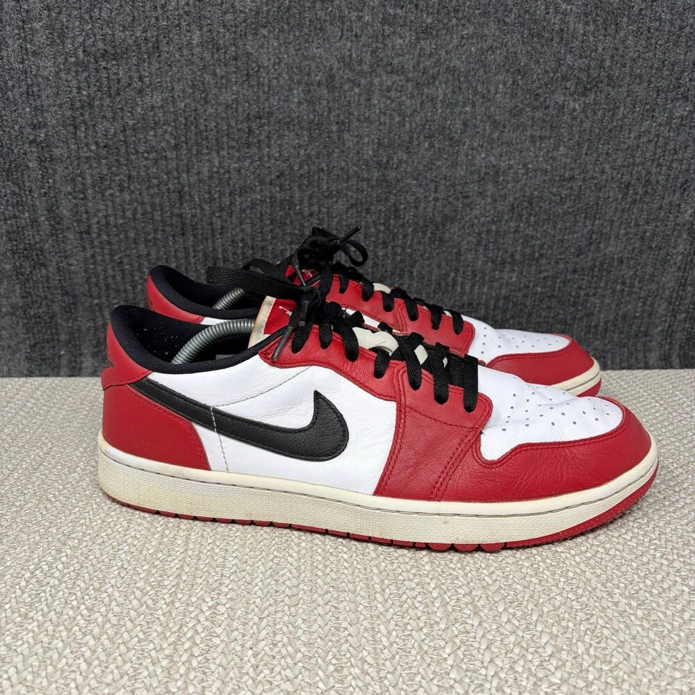 Nike Air Jordan 1 Low Golf Chicago Red Black White Mens Size 12 DD9315-600